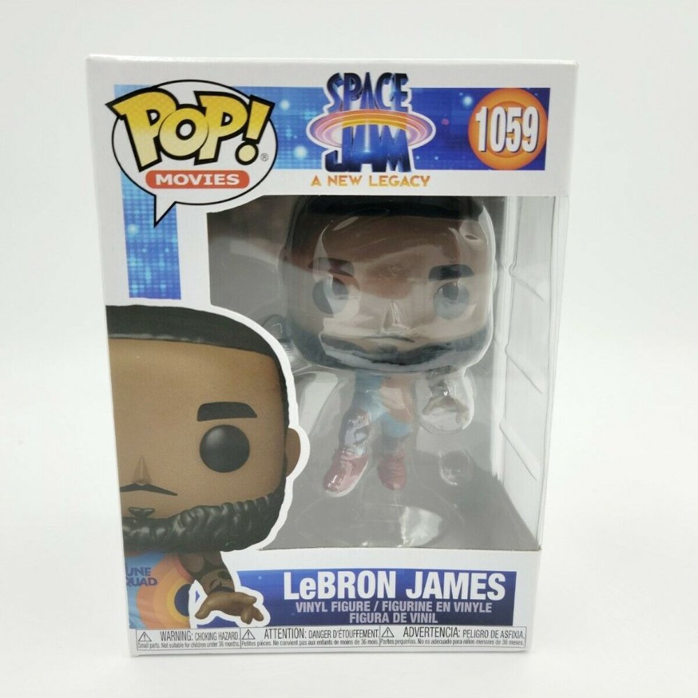 LEBRON JAMES, BRAND NEW FUNKO POP "MOVIES", SPACE JAM 2 A NEW LEGACY, #1059